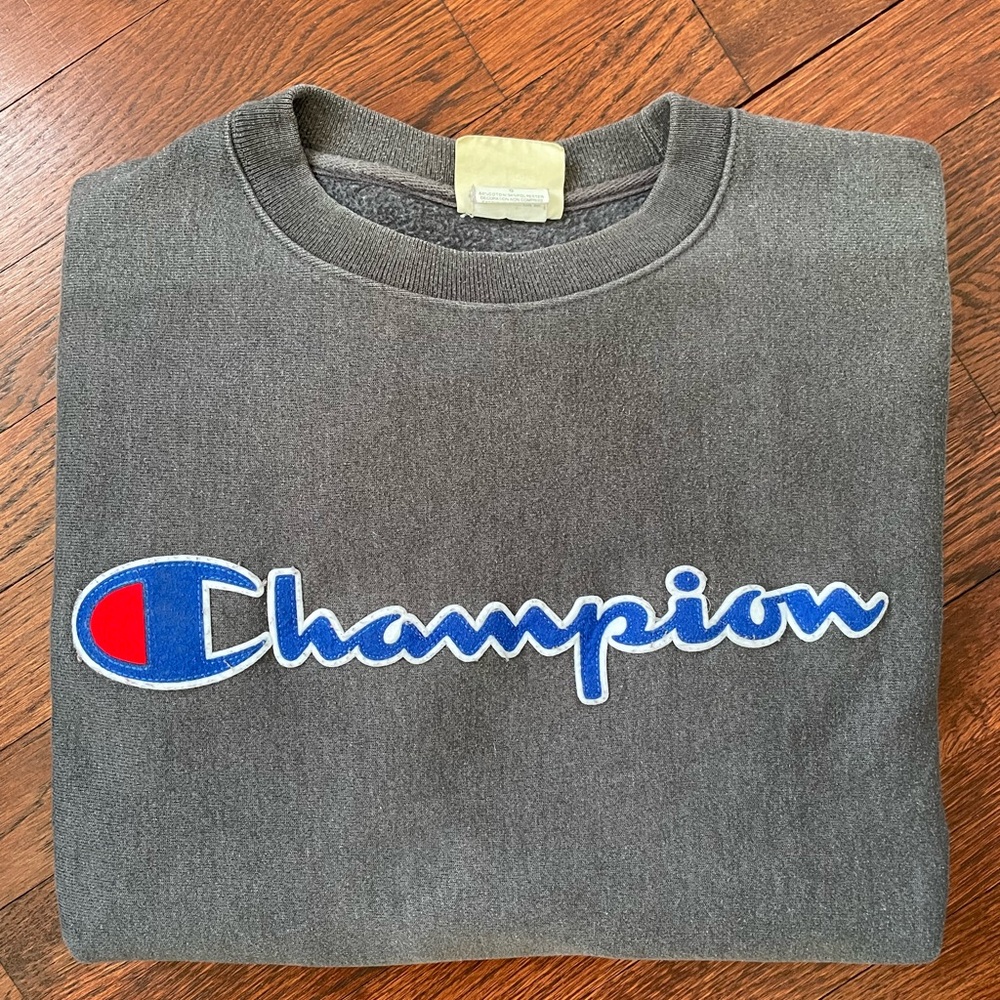 Vintage  Grey Champion Reverse Weave crewneck sweatshirt